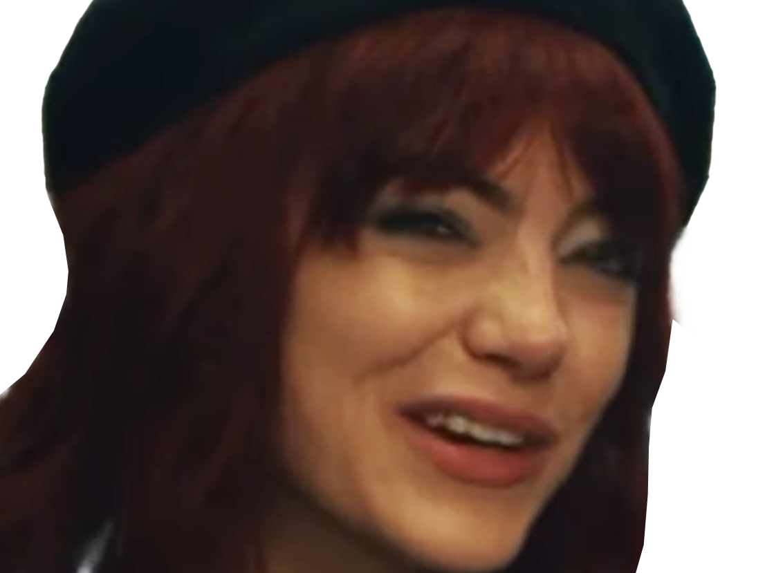 cruella estella enfer emma emily jean stone actrice productrice americaine rouge femme beret