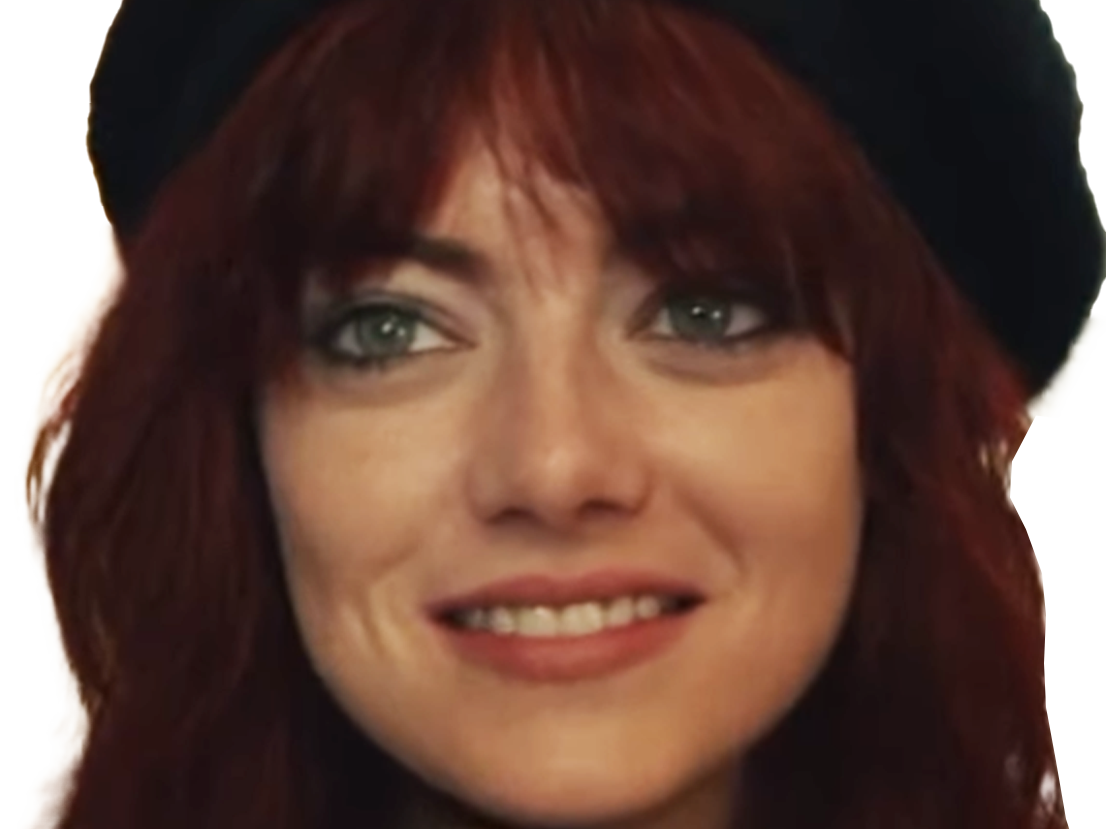 cruella estella enfer emma emily jean stone actrice productrice americaine rouge femme beret