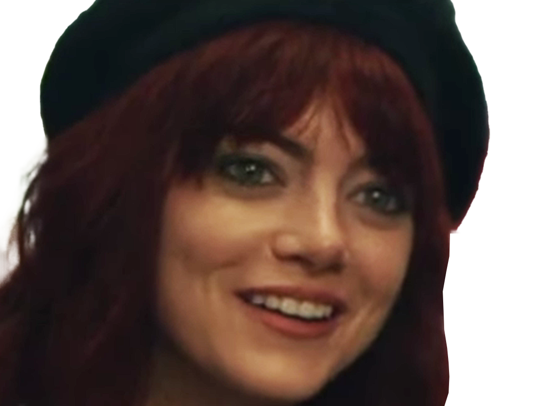 cruella estella enfer emma emily jean stone actrice productrice americaine rouge femme beret