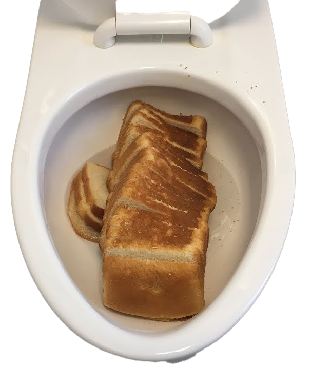 soupeur croutenard pain bread toilets