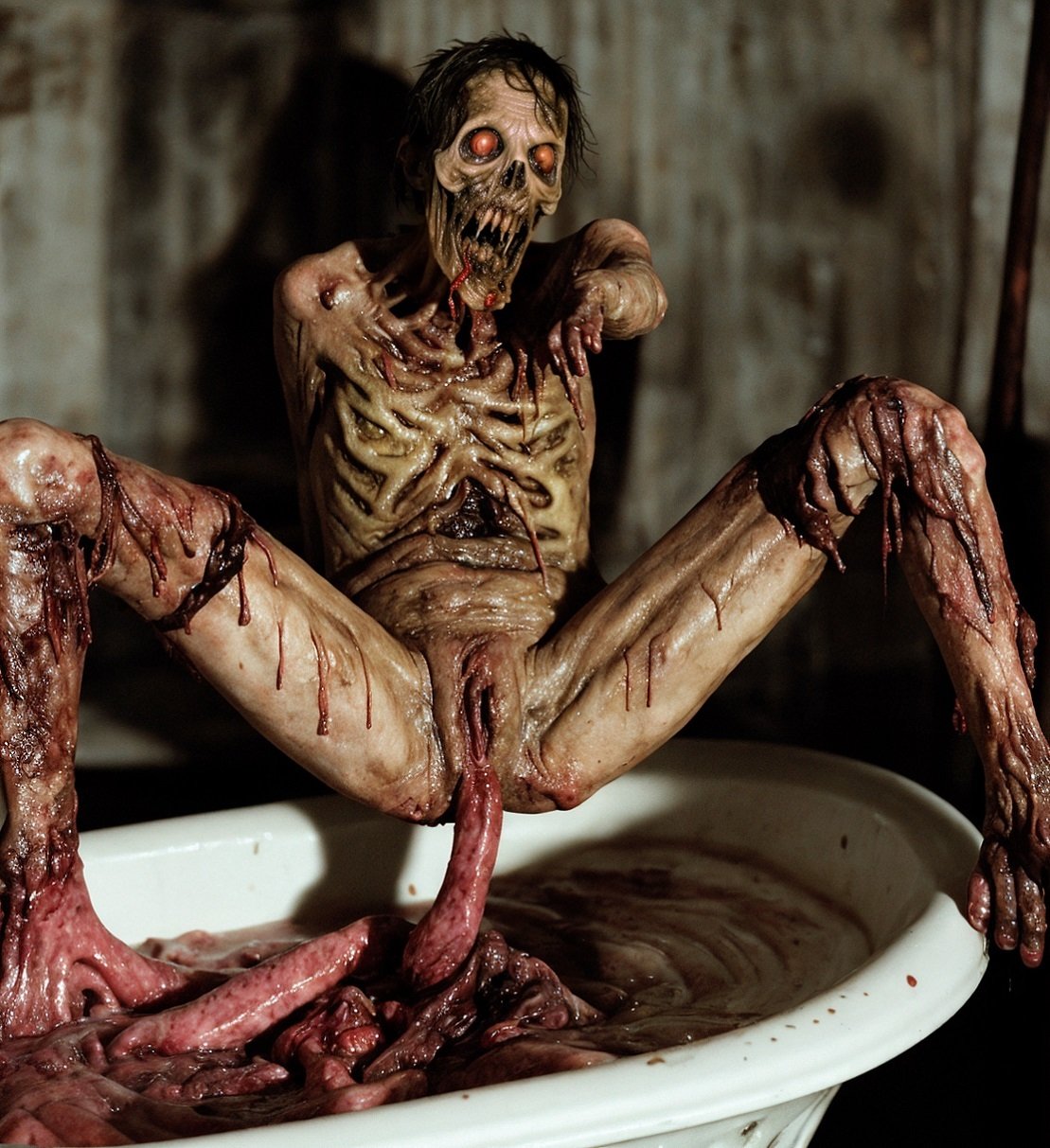 glandilus sourir jpg gh0st horror miedo afraid spirit zombi evil muerto cave couloir egout urbex