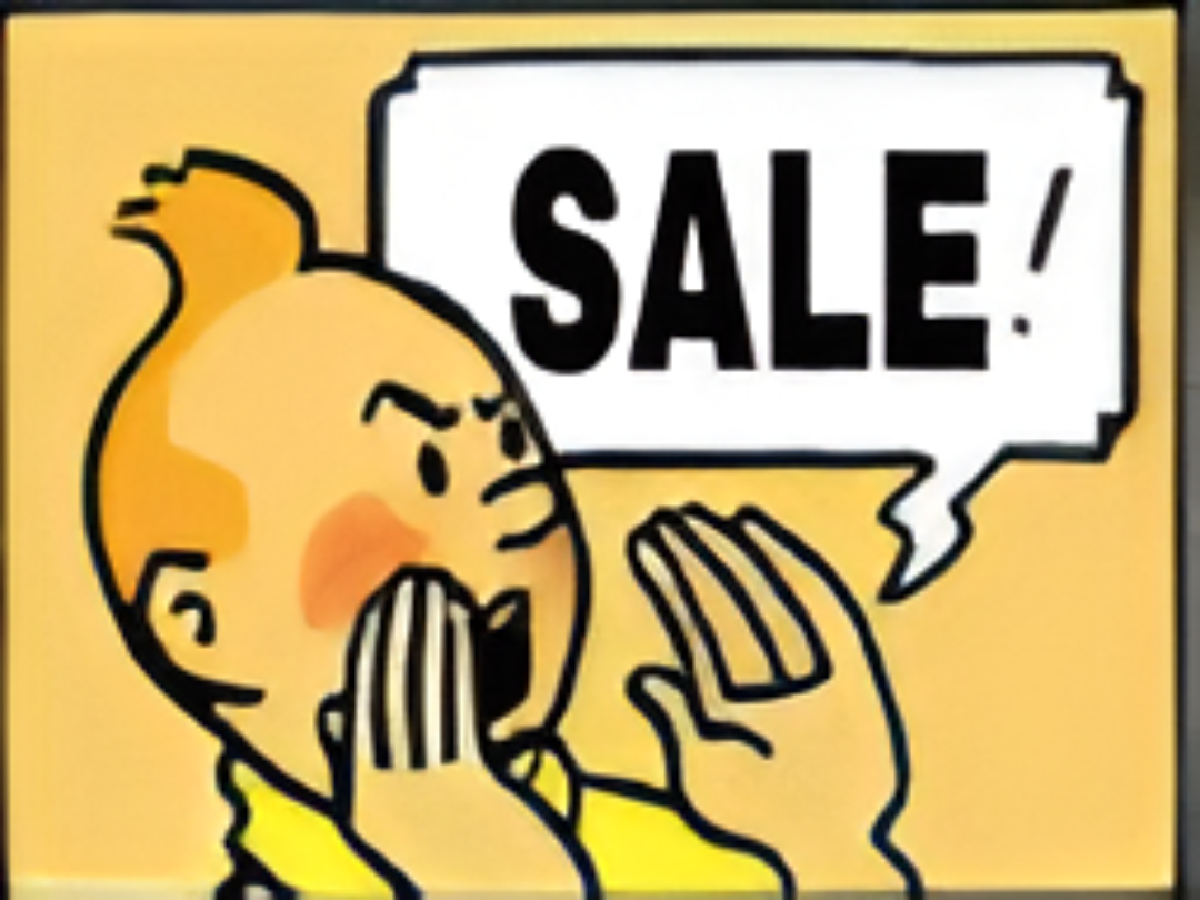 tintin sale