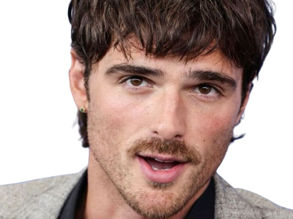 jacob elordi acteur australien homme jeune moustache brun yeux marrons