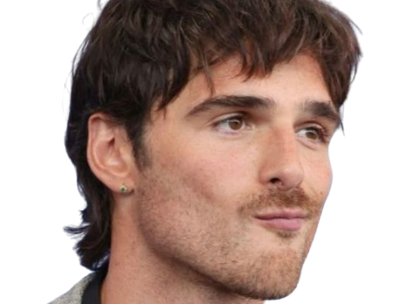 jacob elordi acteur australien homme jeune moustache brun yeux marrons