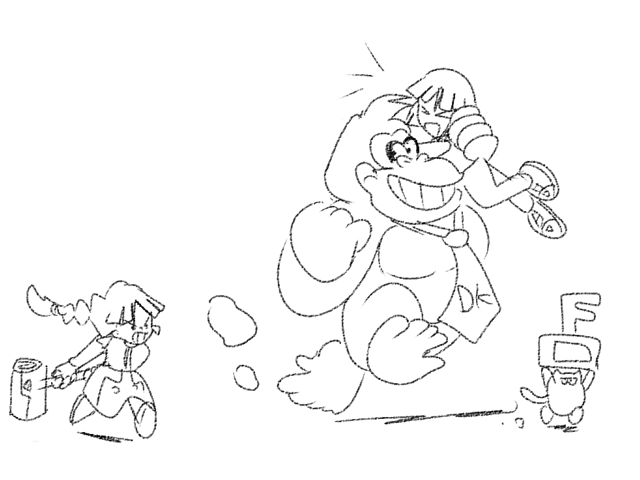 donkey kong bananza kidnapping cle marteau