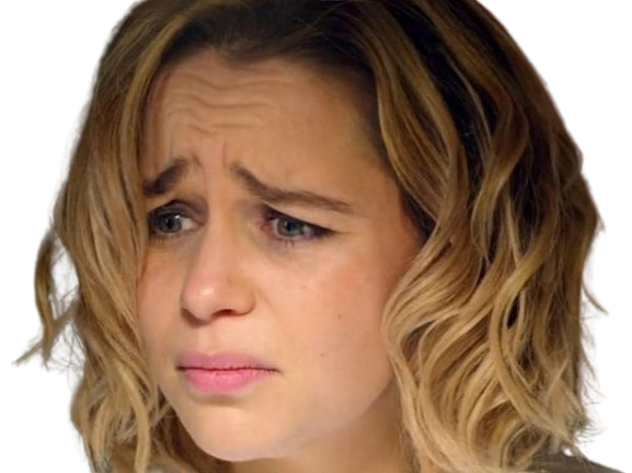 Sticker emilia isobel euphemia rose clarke actrice britannique anglaise yeux bleus petite femme blonde mi long par PubliusOvidius