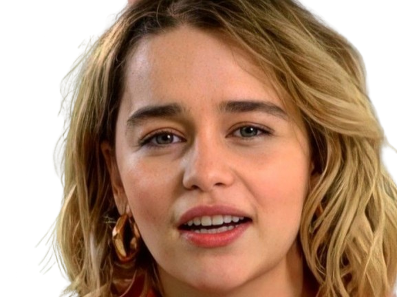 emilia isobel euphemia rose clarke actrice britannique anglaise yeux bleus petite femme blonde mi long