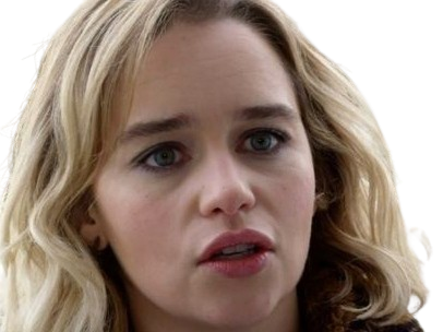 Sticker emilia isobel euphemia rose clarke actrice britannique anglaise yeux bleus petite femme blonde mi long par PubliusOvidius
