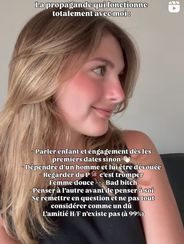 thais descufon teen femme meuf fille droite facho extreme blonde