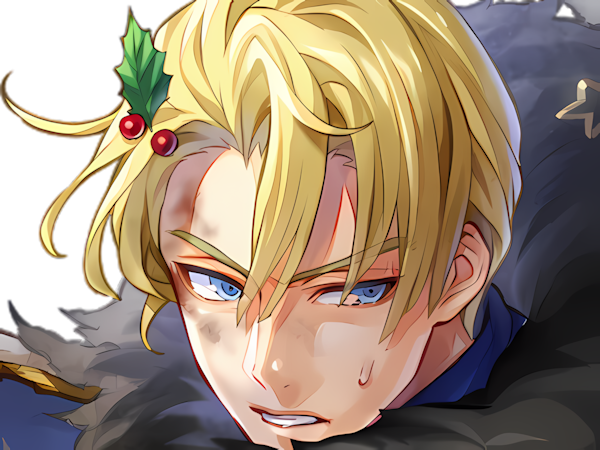 Sticker dimitri alexandre blaiddyd fire emblem three houses fe3h jeu roi saint royaume faerghus lion saphir par Dark-63