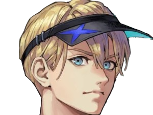 Sticker dimitri alexandre blaiddyd fire emblem three houses fe3h jeu roi saint royaume faerghus lion saphir par Dark-63
