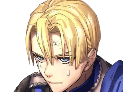 dimitri alexandre blaiddyd fire emblem three houses fe3h roi saint royaume faerghus lion saphir moupe