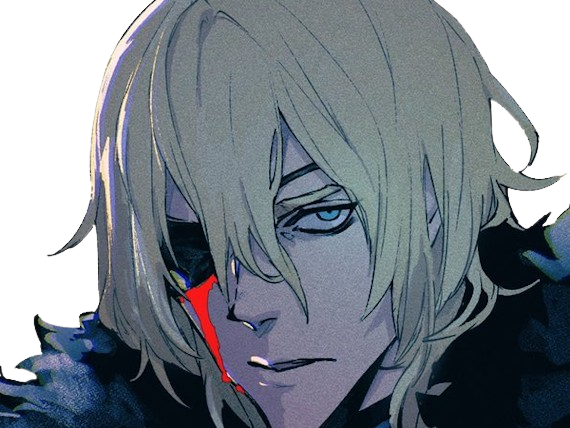 Sticker dimitri alexandre blaiddyd fire emblem three houses fe3h jeu roi saint royaume faerghus lion saphir par Dark-63