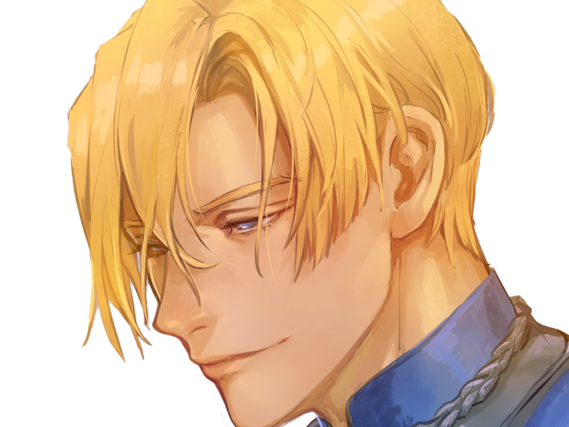 Sticker dimitri alexandre blaiddyd fire emblem three houses fe3h jeu roi saint royaume faerghus lion saphir par Dark-63