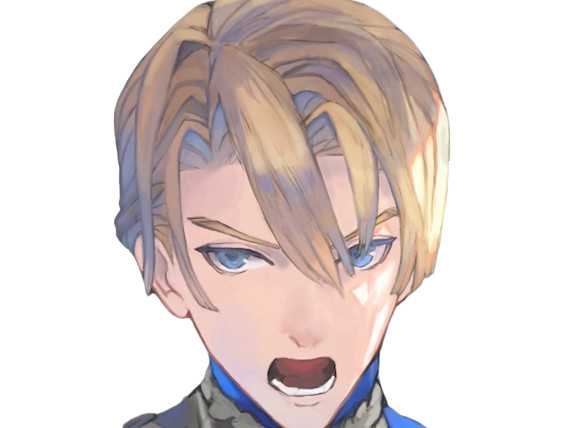 Sticker dimitri alexandre blaiddyd fire emblem three houses fe3h jeu roi saint royaume faerghus lion saphir par Dark-63