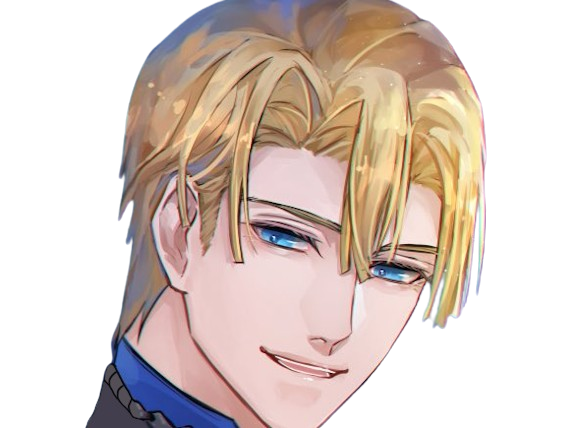 Sticker dimitri alexandre blaiddyd fire emblem three houses fe3h jeu roi saint royaume faerghus lion saphir par Dark-63