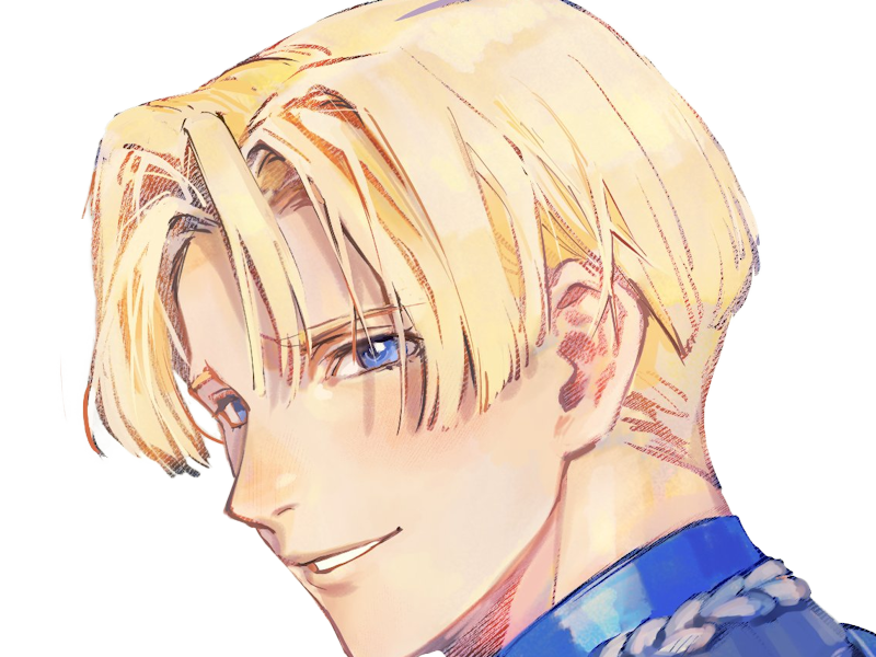 Sticker dimitri alexandre blaiddyd fire emblem three houses fe3h jeu roi saint royaume faerghus lion saphir par Dark-63