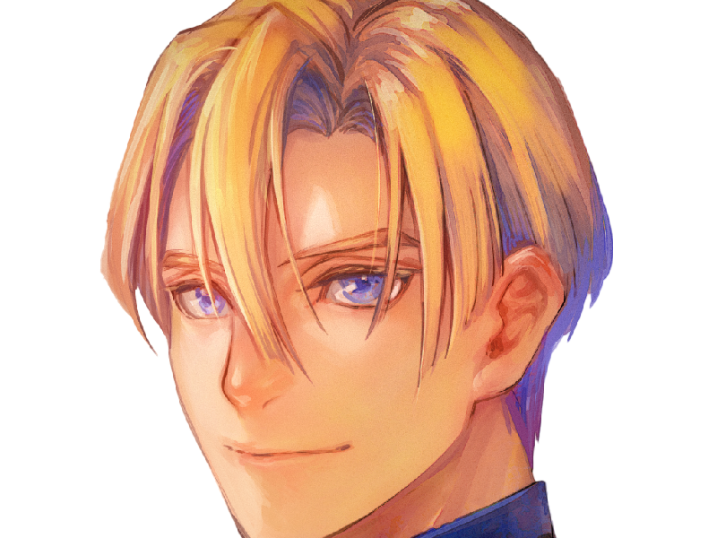 Sticker dimitri alexandre blaiddyd fire emblem three houses fe3h jeu roi saint royaume faerghus lion saphir par Dark-63
