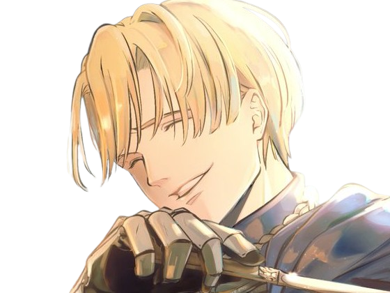 Sticker dimitri alexandre blaiddyd fire emblem three houses fe3h jeu roi saint royaume faerghus lion saphir par Dark-63