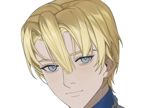 Sticker dimitri alexandre blaiddyd fire emblem three houses fe3h jeu roi saint royaume faerghus lion saphir par Dark-63