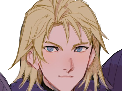 Sticker dimitri alexandre blaiddyd fire emblem three houses fe3h jeu roi saint royaume faerghus lion saphir par Dark-63