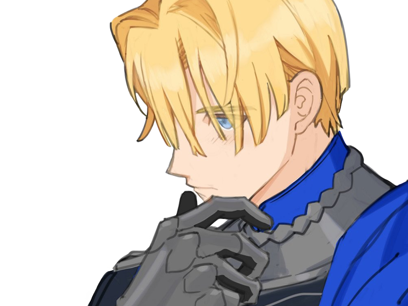 Sticker dimitri alexandre blaiddyd fire emblem three houses fe3h jeu roi saint royaume faerghus lion saphir par Dark-63