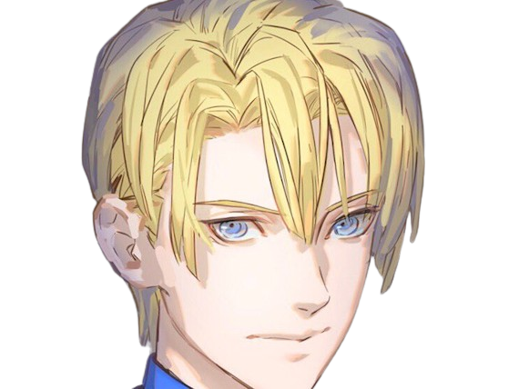 Sticker dimitri alexandre blaiddyd fire emblem three houses fe3h jeu roi saint royaume faerghus lion saphir par Dark-63