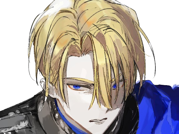 Sticker dimitri alexandre blaiddyd fire emblem three houses fe3h jeu roi saint royaume faerghus lion saphir par Dark-63