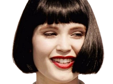 gemma arterton kelly st trinian actrice brune anglaise britannique yeux marron court cheveux noirs