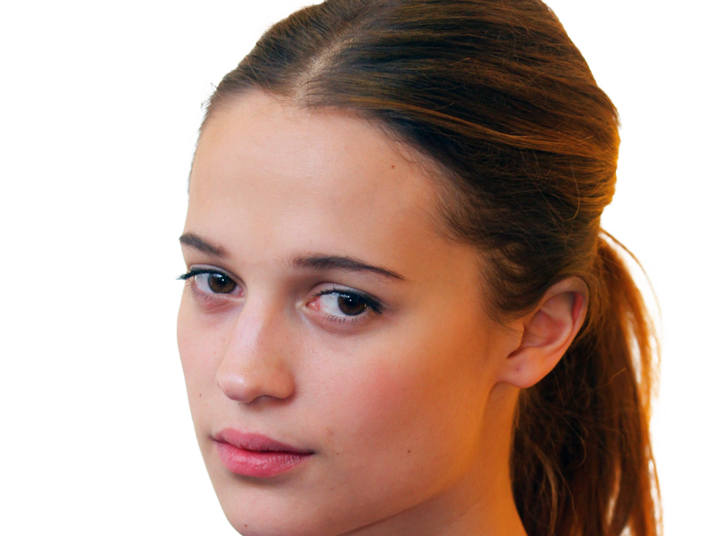 alicia amanda vikander actrice productrice suedoise femme brune yeux marrons vingtaine vingtenaire