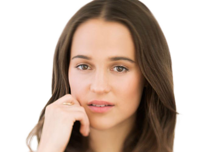 alicia amanda vikander actrice productrice suedoise femme brune yeux marrons vingtaine vingtenaire