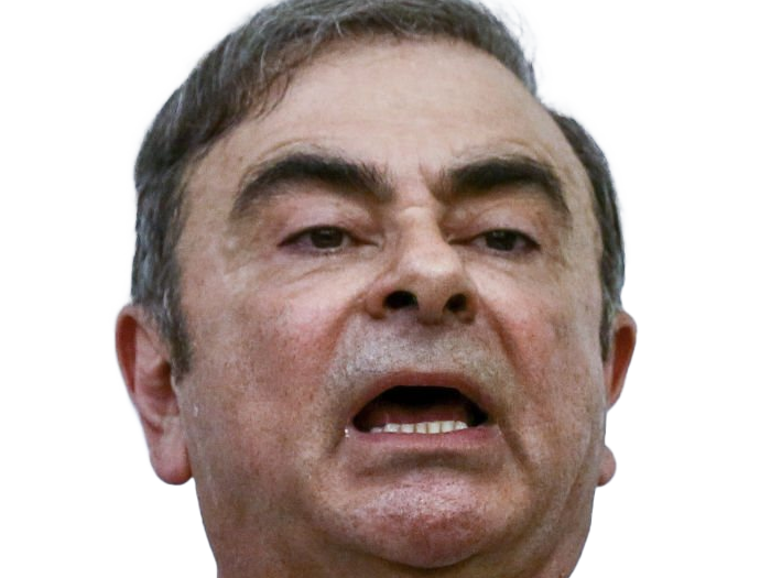 carlos ghosn francais libanais bresilien homme affaires pdg renault nissan fugitif corrompu vieux septuagenaire septentenaire