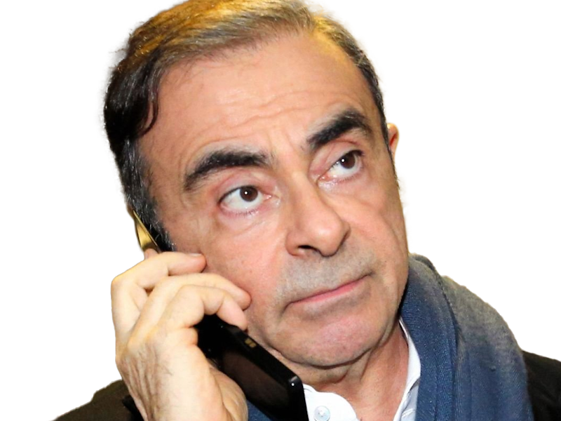 carlos ghosn francais libanais bresilien homme affaires pdg renault nissan fugitif corrompu vieux septuagenaire septentenaire