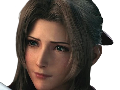 aerith gainsborough aeris ff7 final fantasy 7 rebirth remake moupe clemence