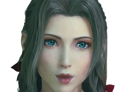 aerith gainsborough aeris ff7 final fantasy 7 rebirth remake moupe clemence