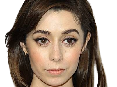Sticker cristin milioti actrice femme brune grands yeux marron trentaine trentenaire black mirror par PubliusOvidius