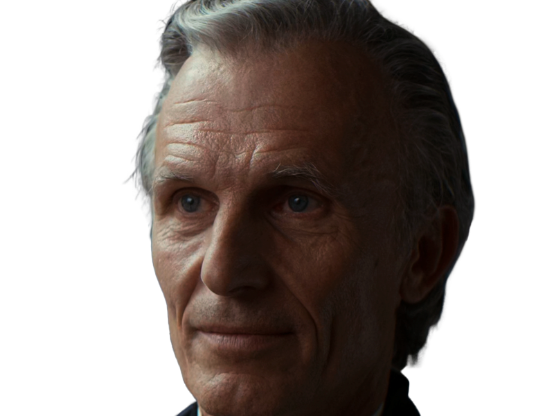 carro rylanz ghorman ghor commercant chef resistant star wars andor richard sammel soixantaine sexagenaire homme