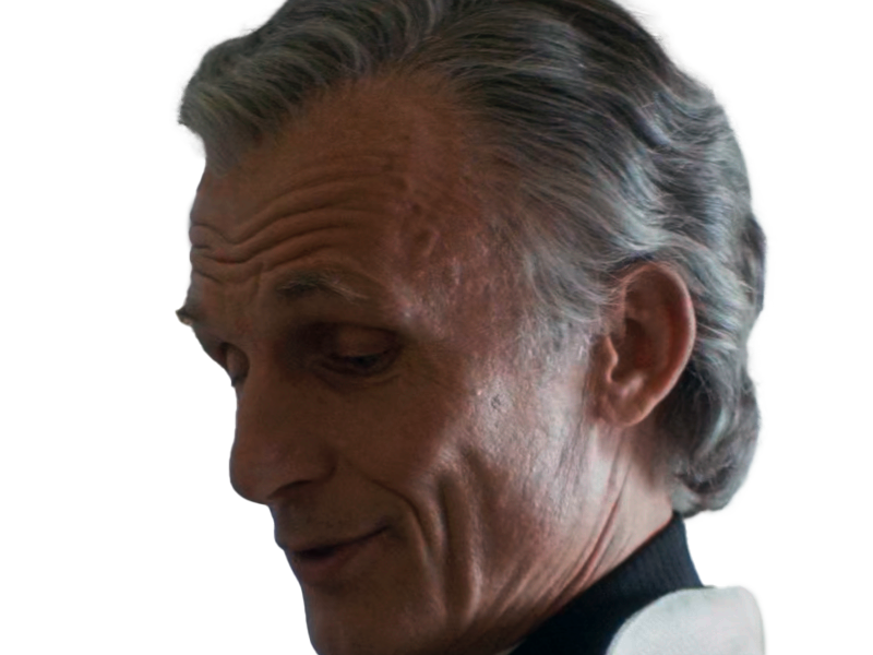 carro rylanz ghorman ghor commercant chef resistant star wars andor richard sammel soixantaine sexagenaire homme