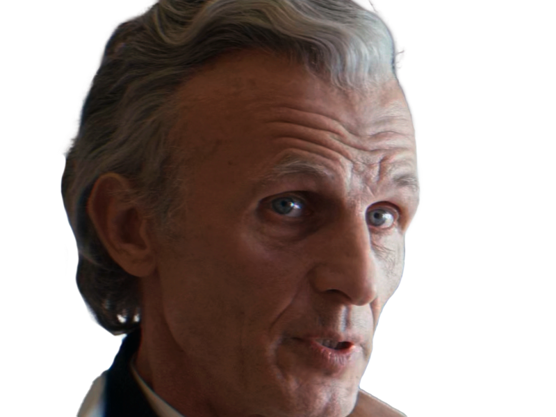 carro rylanz ghorman ghor commercant chef resistant star wars andor richard sammel soixantaine sexagenaire homme