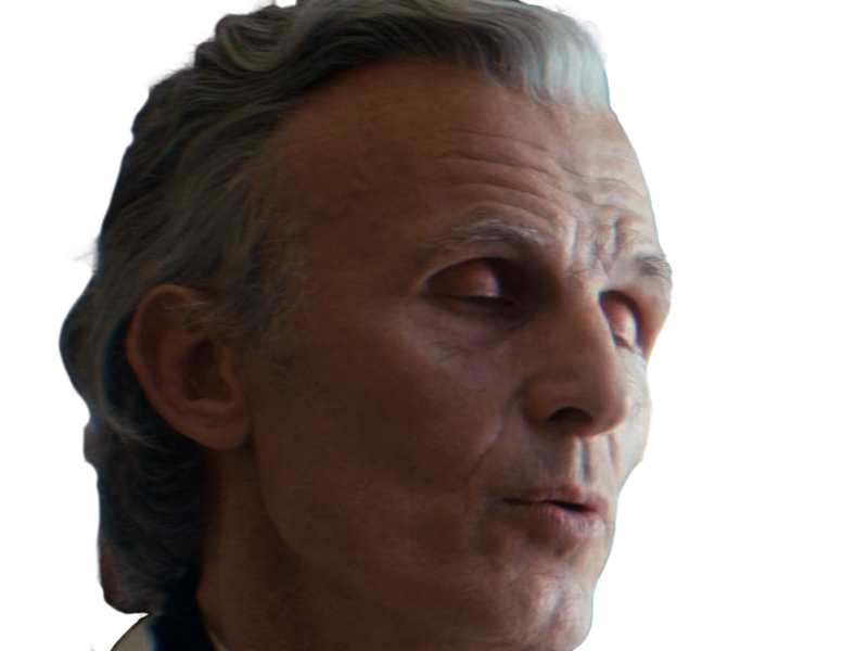 carro rylanz ghorman ghor commercant chef resistant star wars andor richard sammel soixantaine sexagenaire homme