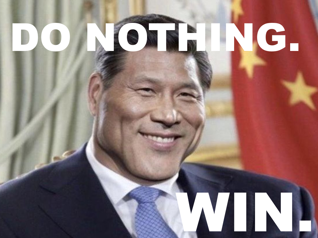 xi jinping do nothing win chine pcc chad