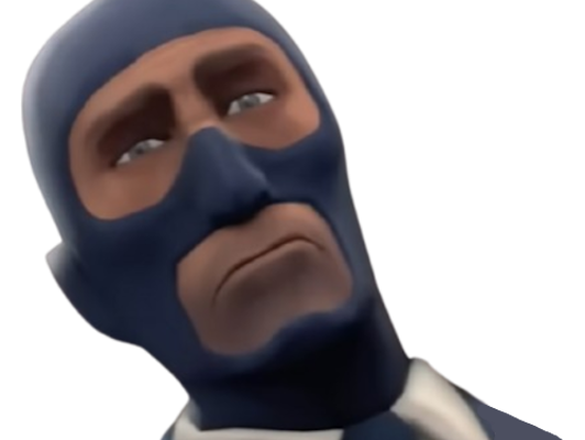 moupe blue spy team fortress 2 meme deguisement espion cagoule valve