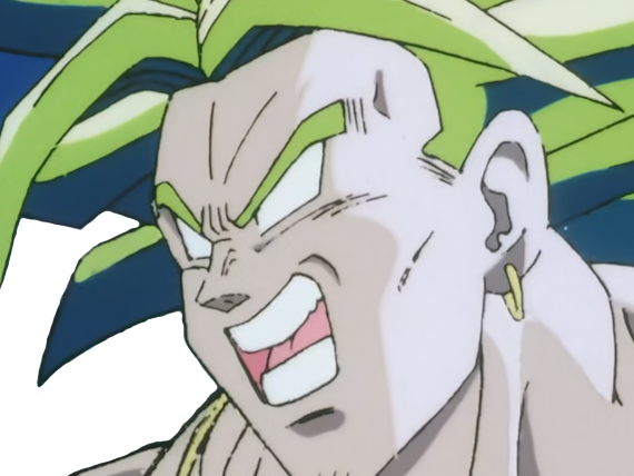 broly super saiyen legendaire dragon ball dbz oav8 1993 berserker muscle fou brolyseretient pascanon anime