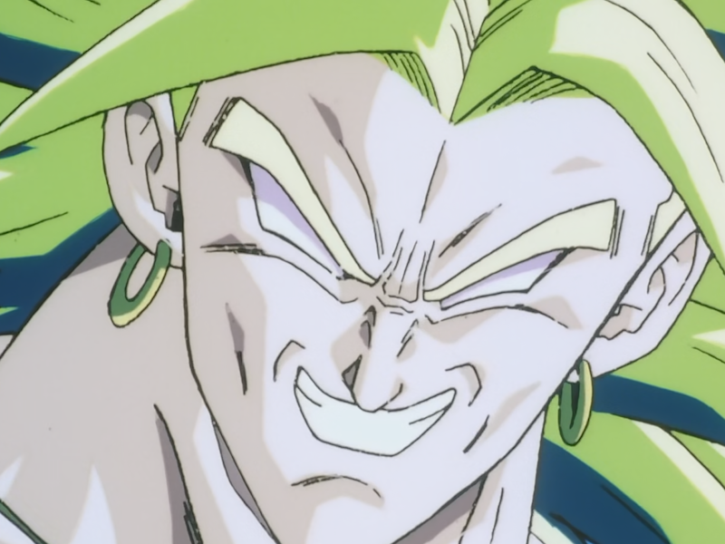 broly super saiyen legendaire dragon ball dbz oav8 1993 berserker muscle fou brolyseretient pascanon anime