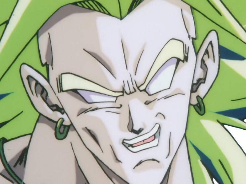 broly super saiyen legendaire dragon ball dbz oav8 1993 berserker muscle fou brolyseretient pascanon anime