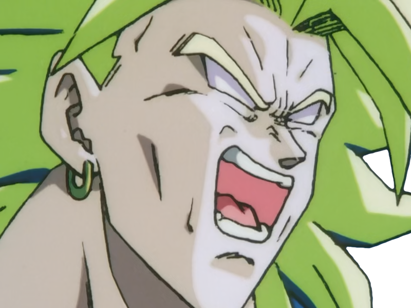 broly super saiyen legendaire dragon ball dbz oav8 1993 berserker muscle fou brolyseretient pascanon anime