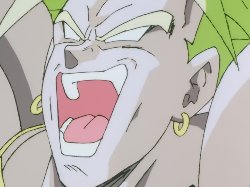 broly super saiyen legendaire dragon ball dbz oav8 1993 berserker muscle fou brolyseretient pascanon anime