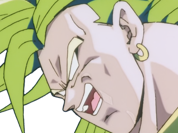 broly super saiyen legendaire dragon ball dbz oav8 1993 berserker muscle fou brolyseretient pascanon anime
