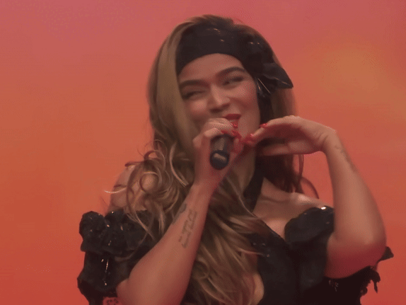 karol g papasito the tonight show starring jimmy fallon brune ivonny bonita tropicoqueta gif