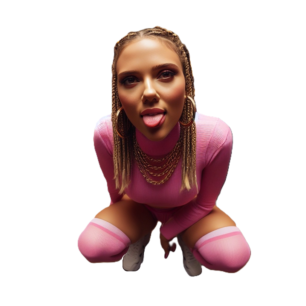 scarlett johansson langue meuf fille femme femelle